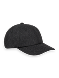 Wool-Blend Cap With Logo Badge