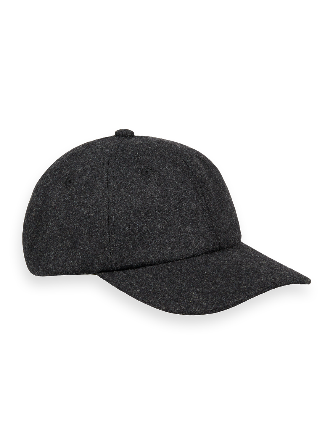 Wool-Blend Cap With Logo Badge