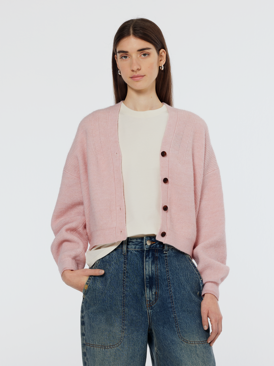 Fuzzy Relaxed Cardigan