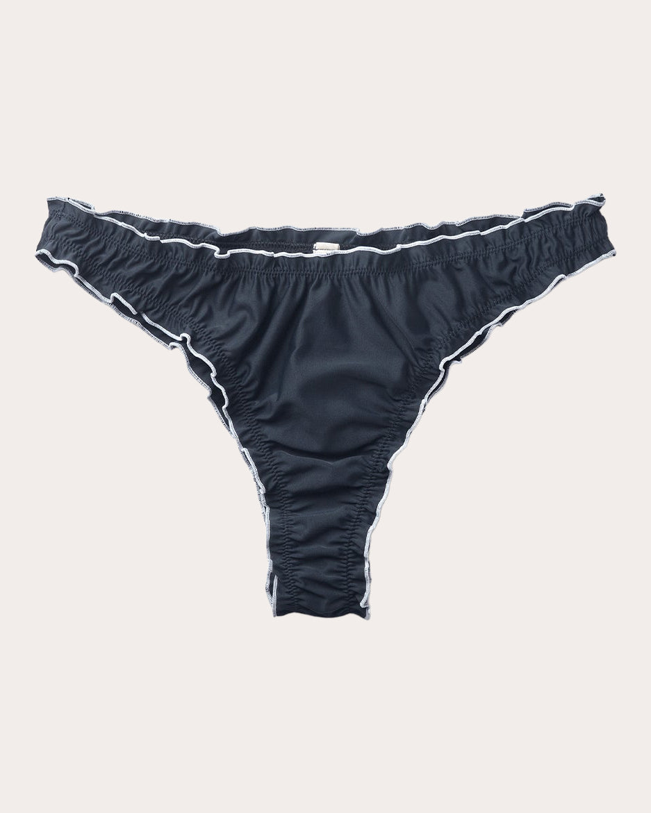 Sea Frill-Trim Bikini Brief