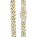 18" 12mm Diamond Cuban Link