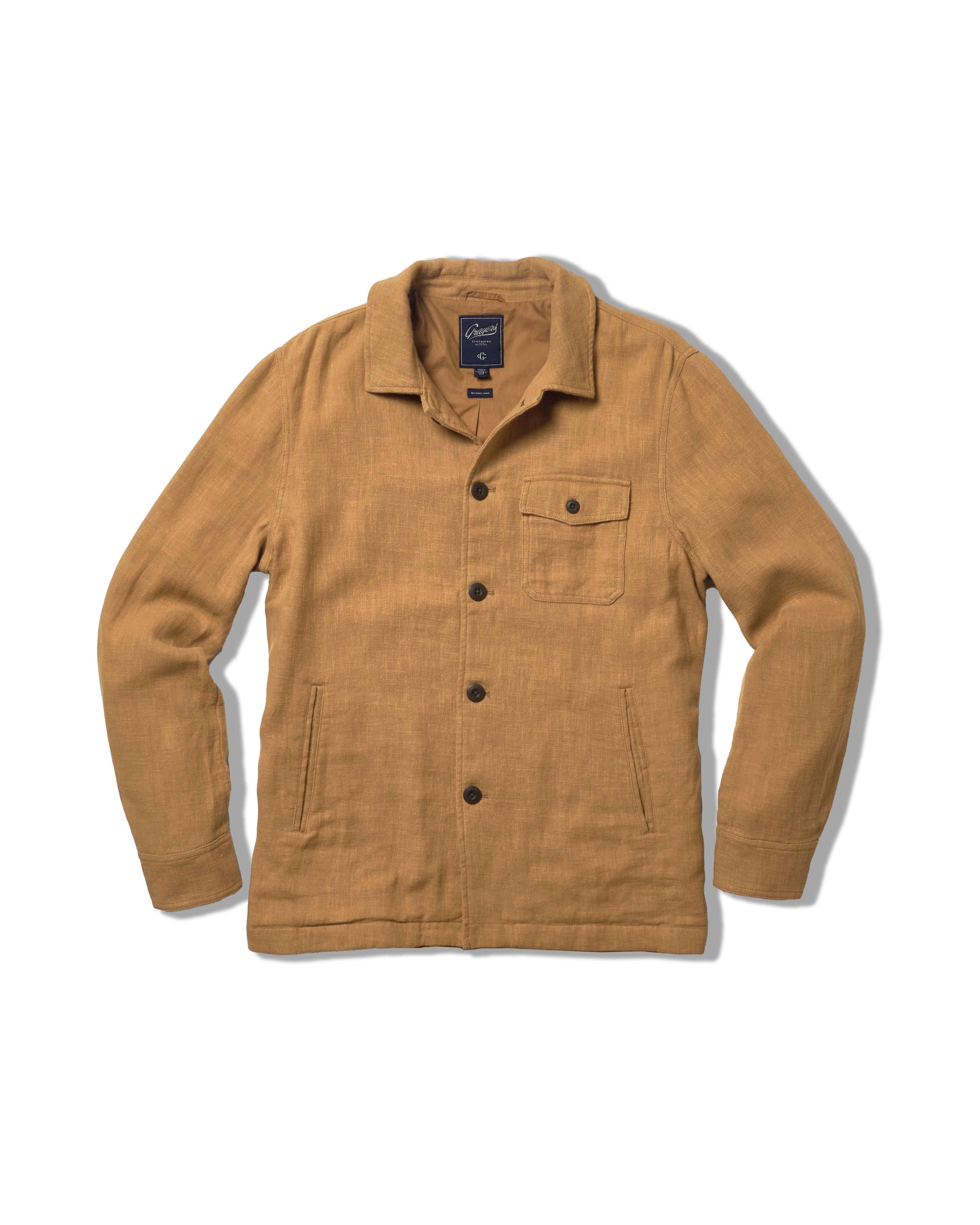 Ramie Chore Jacket - Tobacco