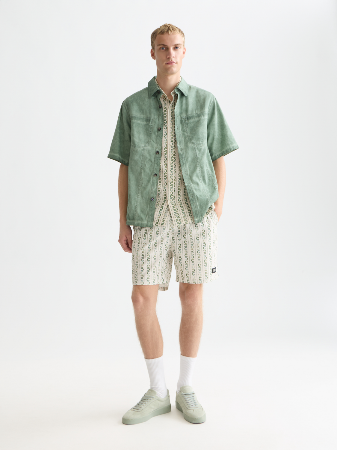 Printed Midlength Swim Shorts