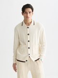 Structured Boucle Cardigan
