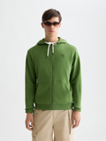 Logo Badge Regular Fit Zip-Up Hoodie