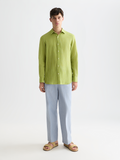 Linen Striped Regular-Fit Shirt