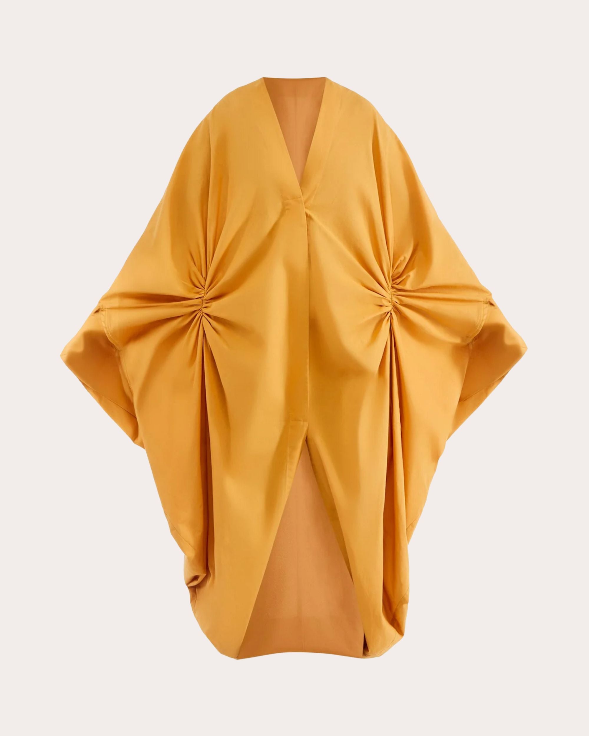 Labu Gathered Cotton Robe