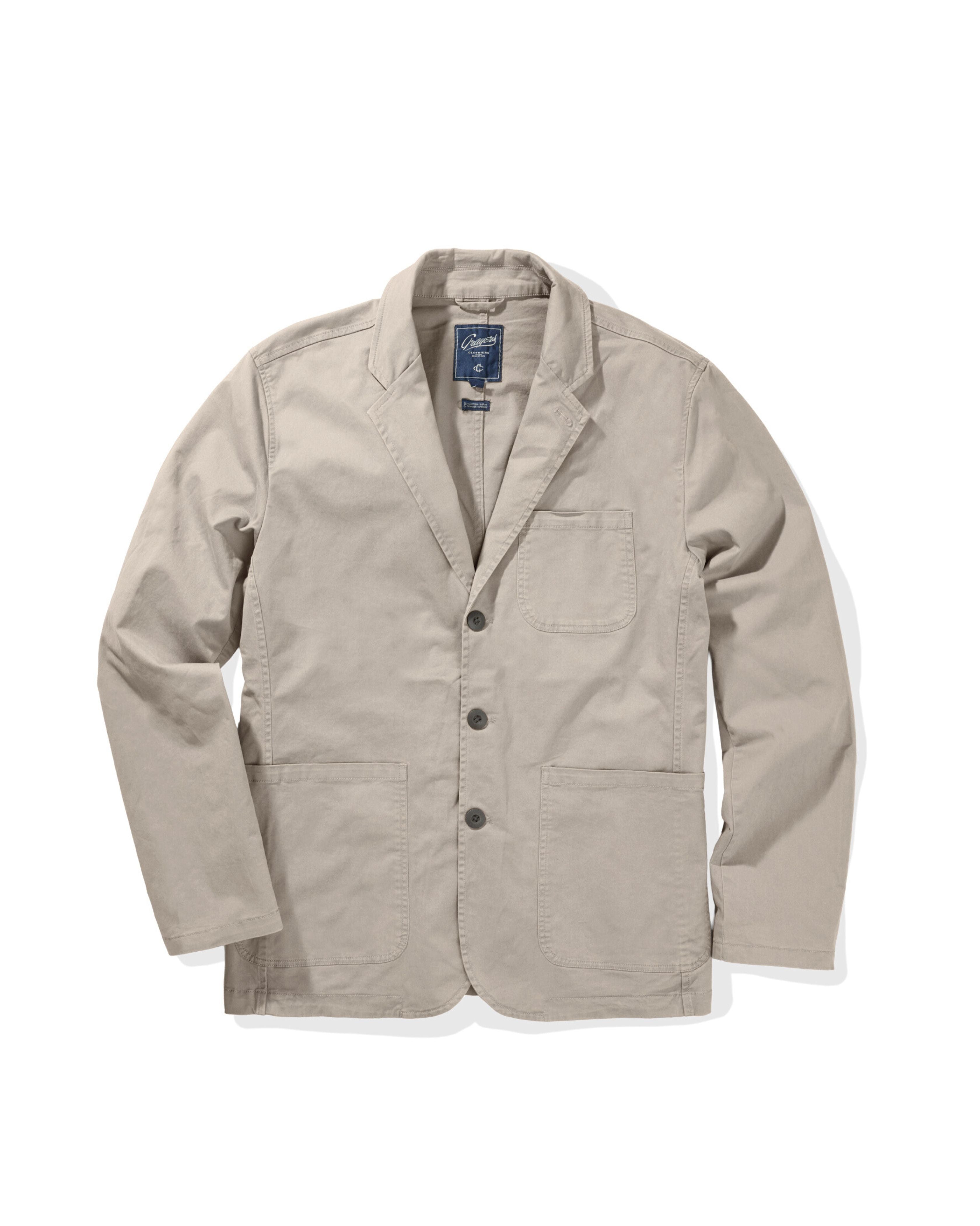 Thompson Stretch Blazer - Stone