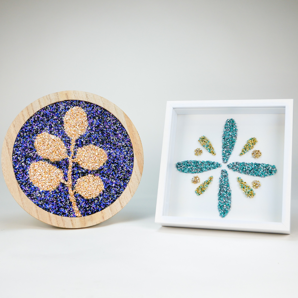 Glass Chip Frames Family-Style Craft Pack