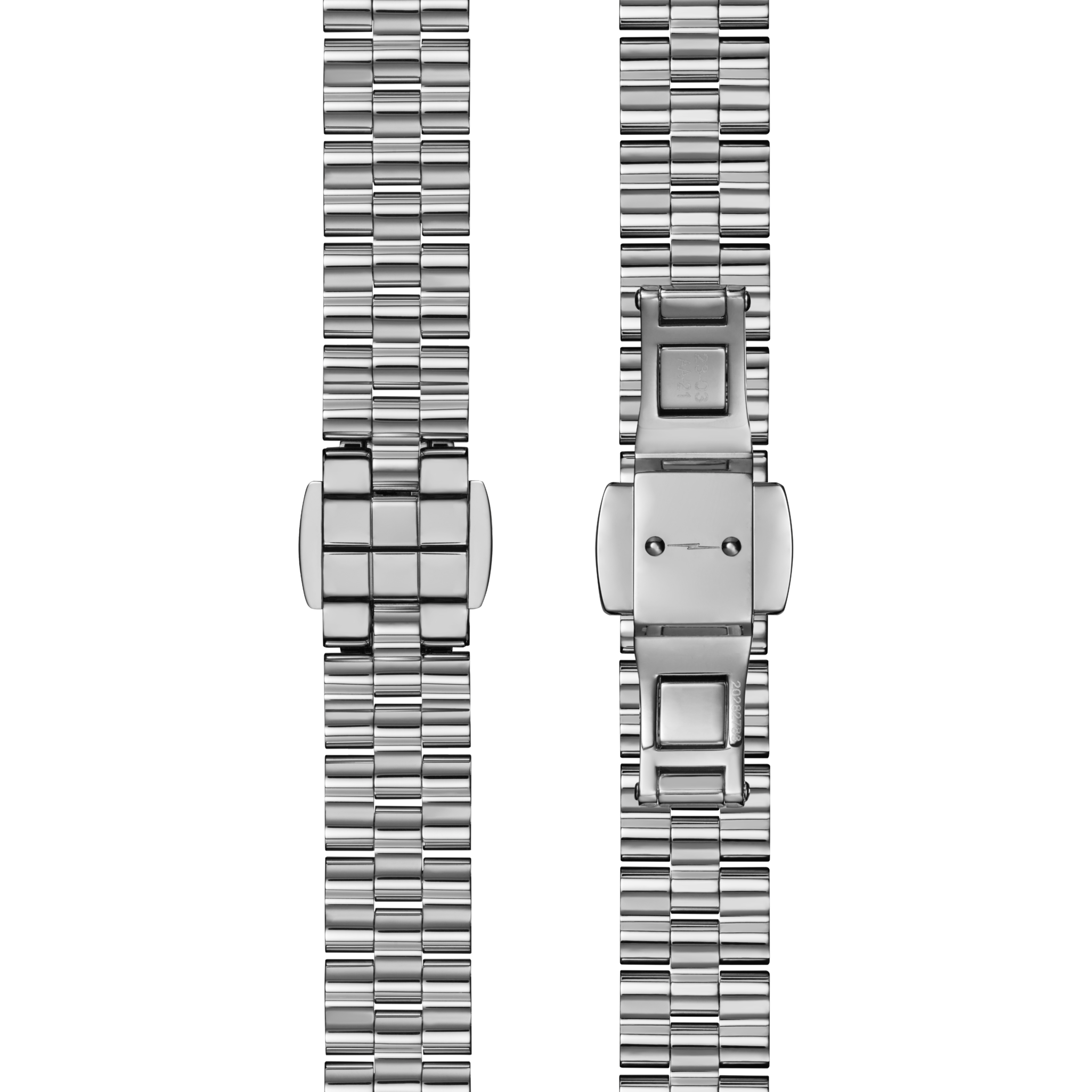 10mm Wavy Bar Link Bracelet - Stainless Steel