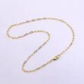 14K Gold Filled 3mm Paperclip Chain 17.5 inch Necklace | WA-2441