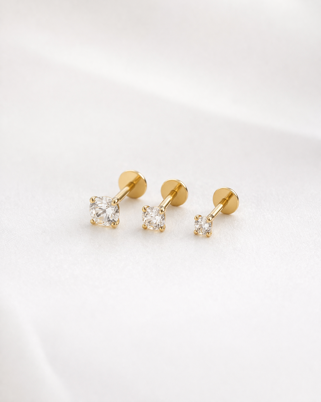 The Classic Tapered Flat Back Stud Capsule
