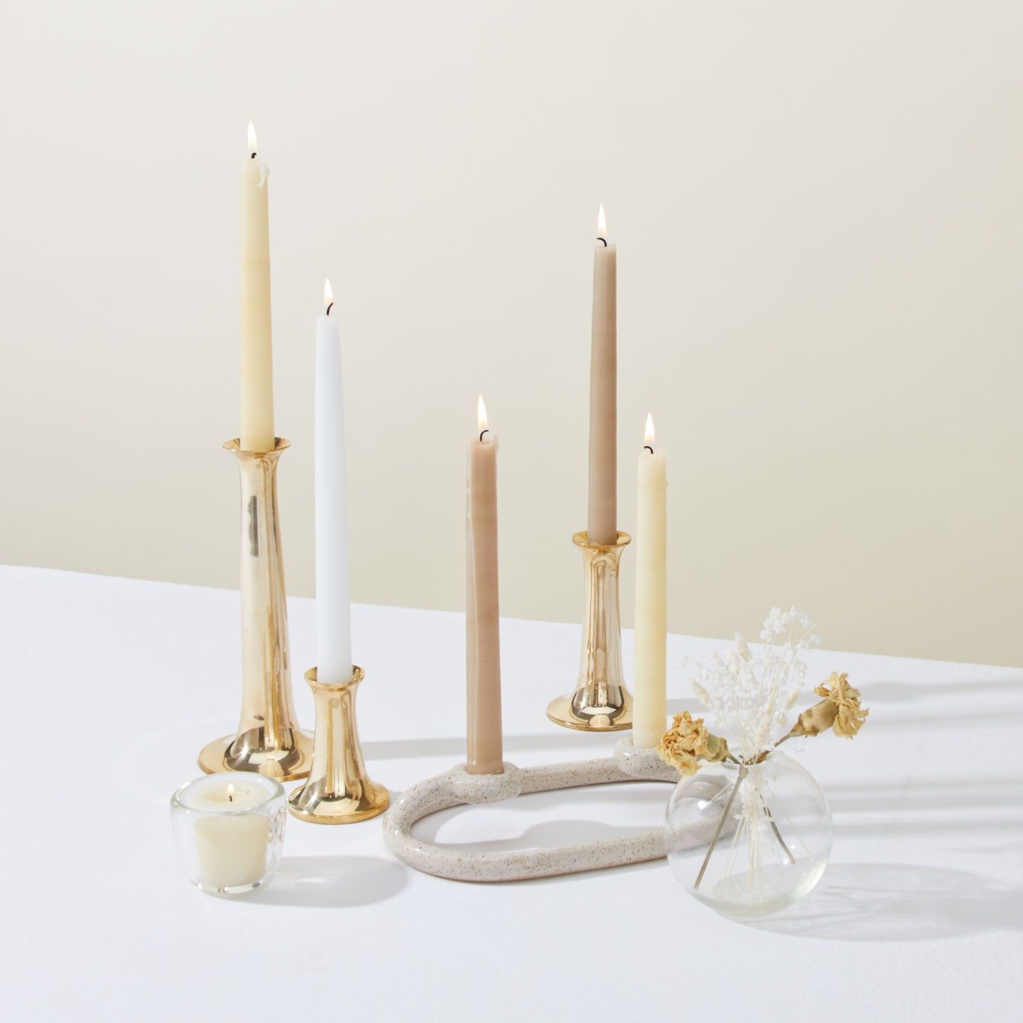 Duo Candlestick - Speckled