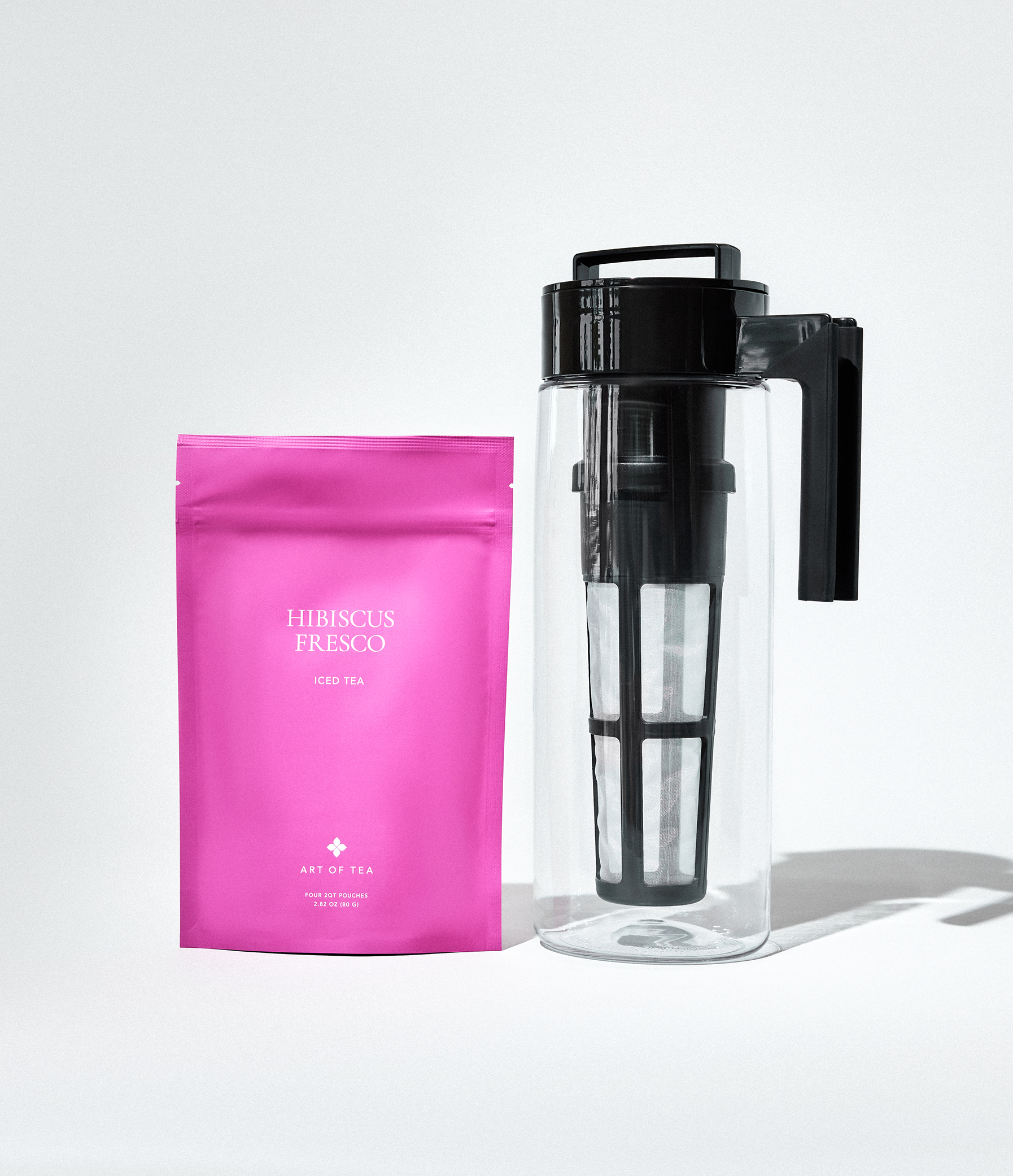 2 QT Iced Tea Kit Hibiscus Fresco (Caffeine Free) Iced Tea