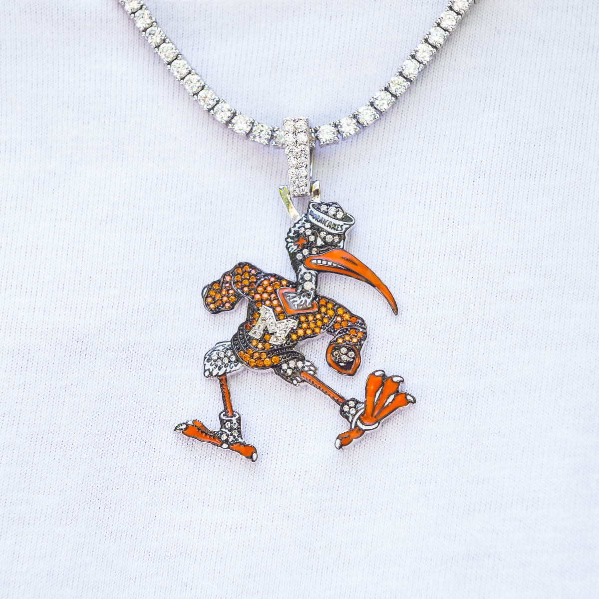 Miami Hurricanes Official NCAA Mascot Pendant