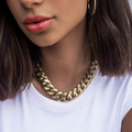 GLD GLD Signature Cuban in Yellow Gold- 19mm