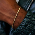 GLD Rope Bracelet in Yellow Gold- 2mm