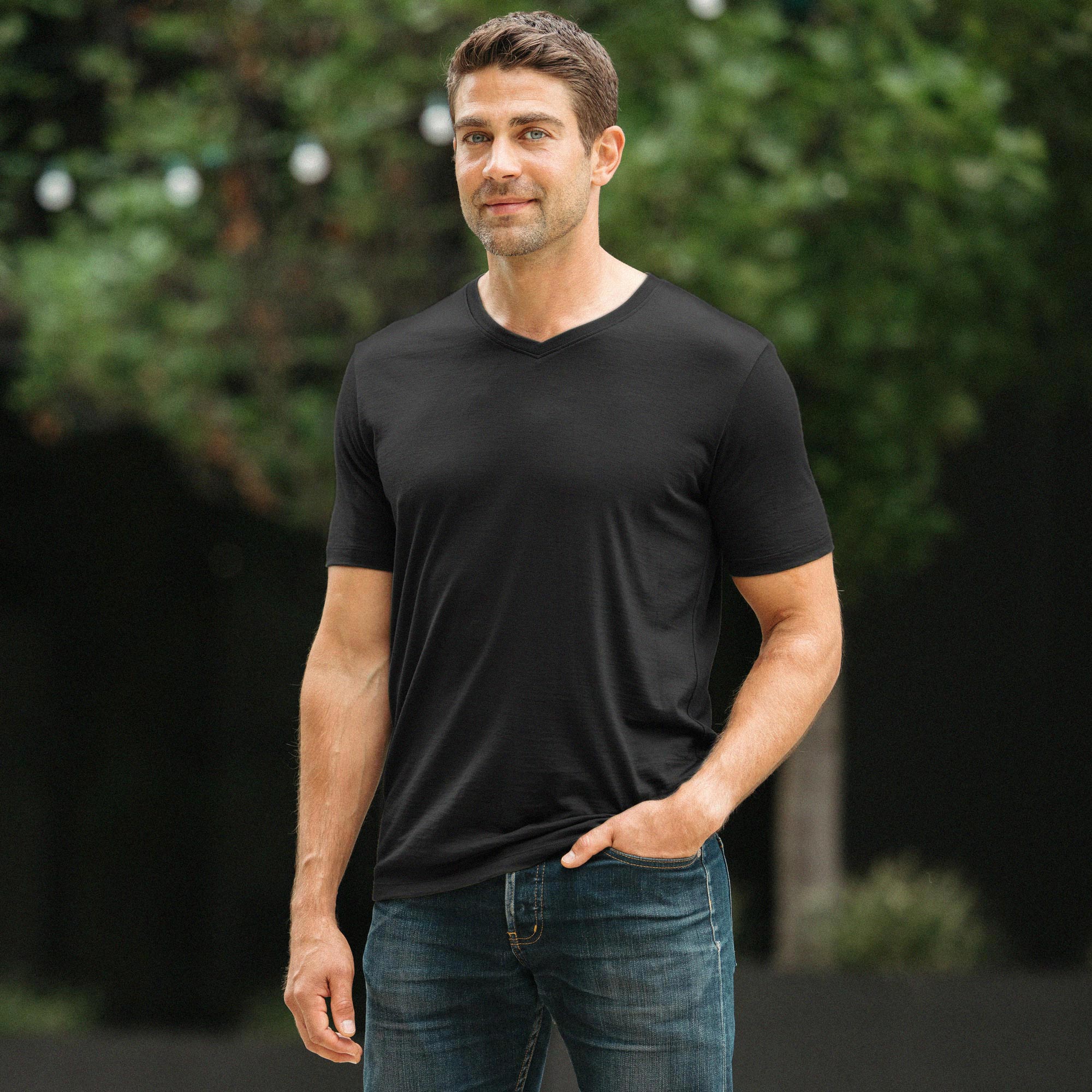 Signature V-Neck Tee