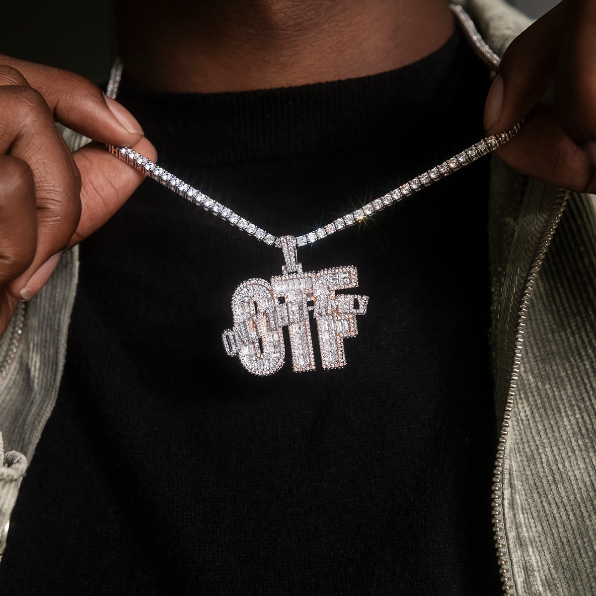 OTF Baguette Pendant