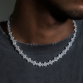 Cloister Link Chain in White Gold