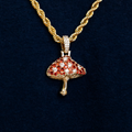 Iced Mushroom Pendant