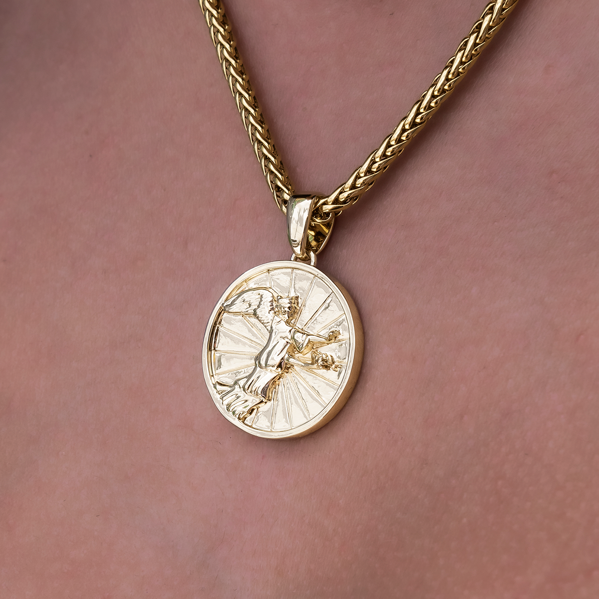 Nike Crowning Coin Pendant