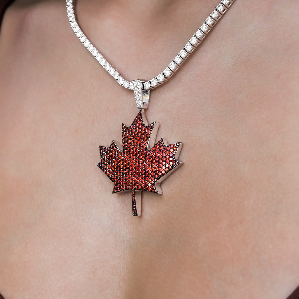 Iced Canada Pendant