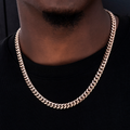 GLD Miami Cuban Link Chain in Rose Gold- 8mm
