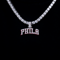 Philadelphia 76ers City Logo Pendant