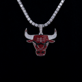 Chicago Bulls Official NBA Large Logo Pendant