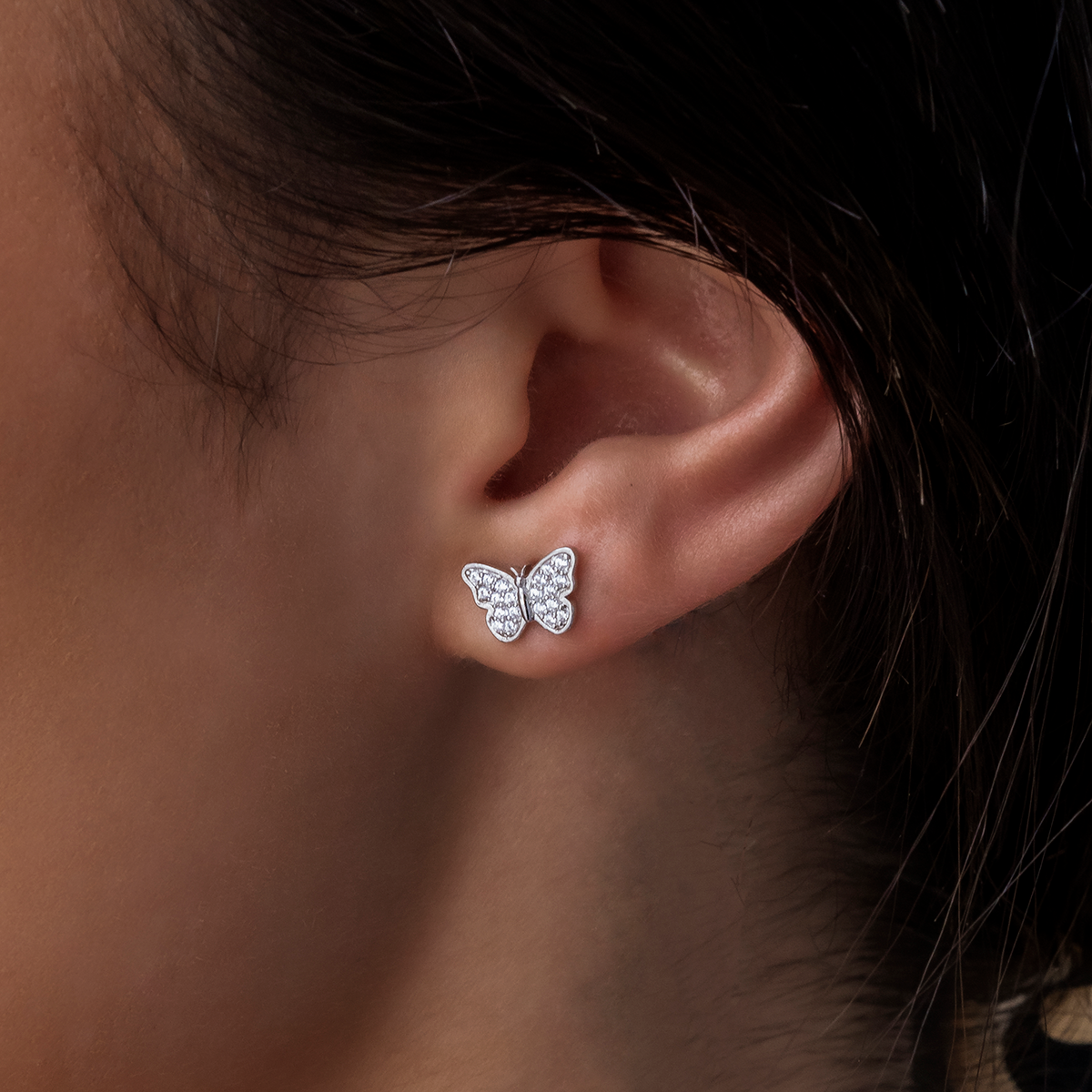 Butterfly Stud Earrings