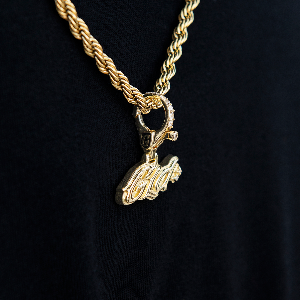 GLD Logo Clip On Pendant