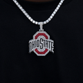 Large Ohio State Buckeyes Official NCAA Logo Pendant