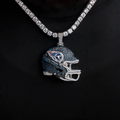 2025 Tennessee Titans Team Helmet Pendant - White Gold