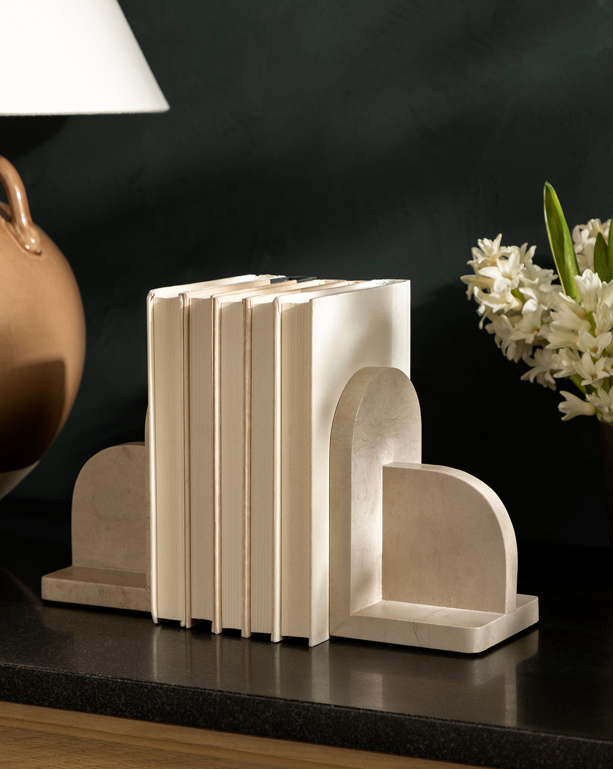 Foster Stone Bookends (Set of 2)