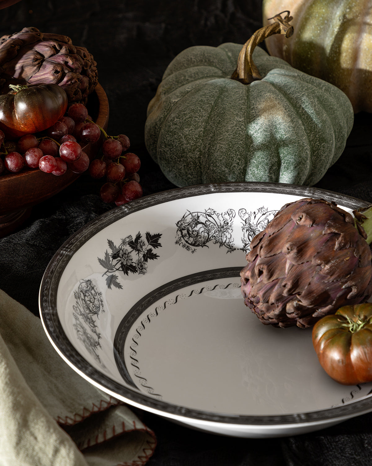 Calanthe Melamine Serving Bowl