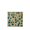 Casa Pattern Square Table Topper in Peacock & Seaweed