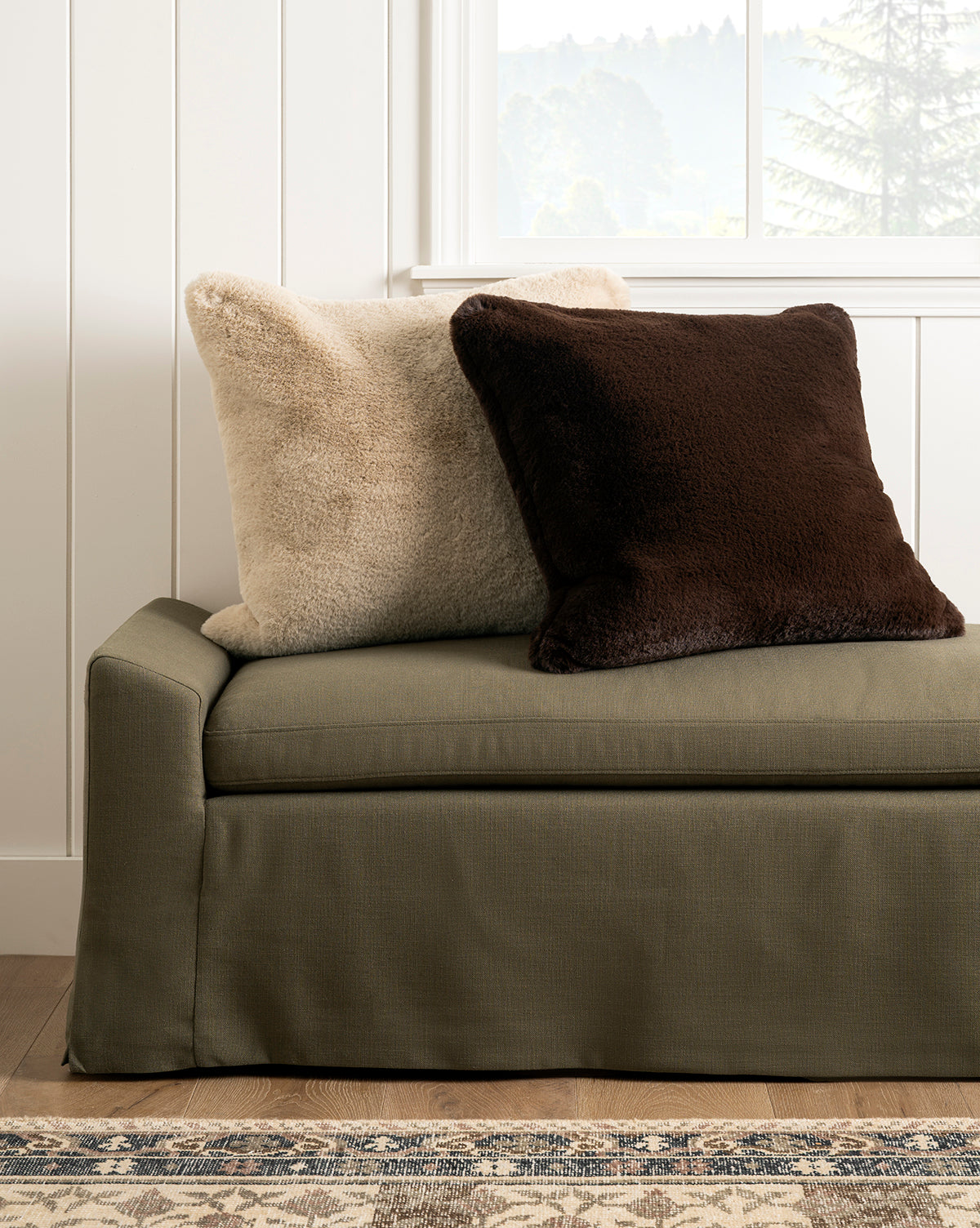 Tove Faux Fur Pillow Cover