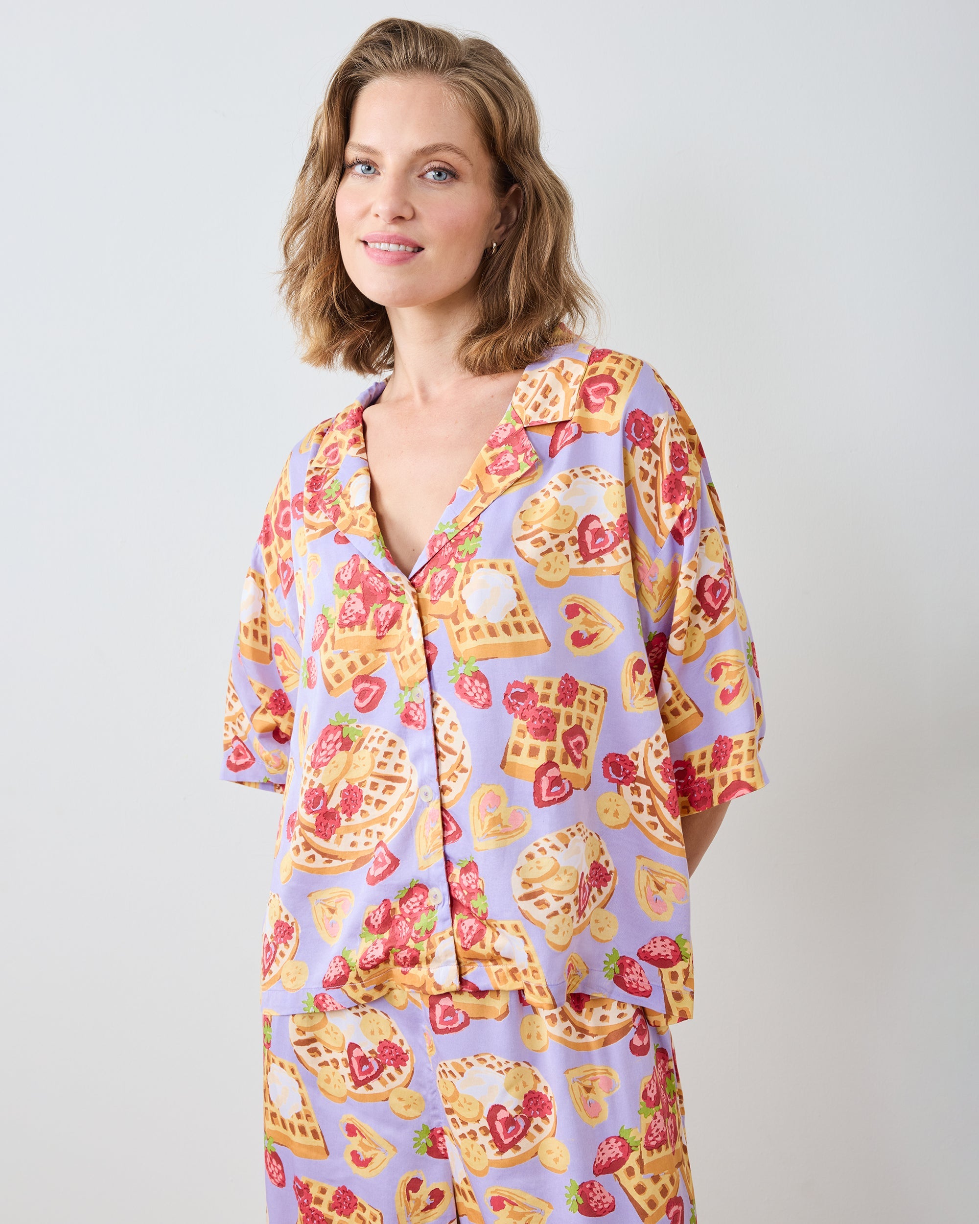 Waffles in Bed - Petite Eco Satin Wildest Dreams Set - Lavendar