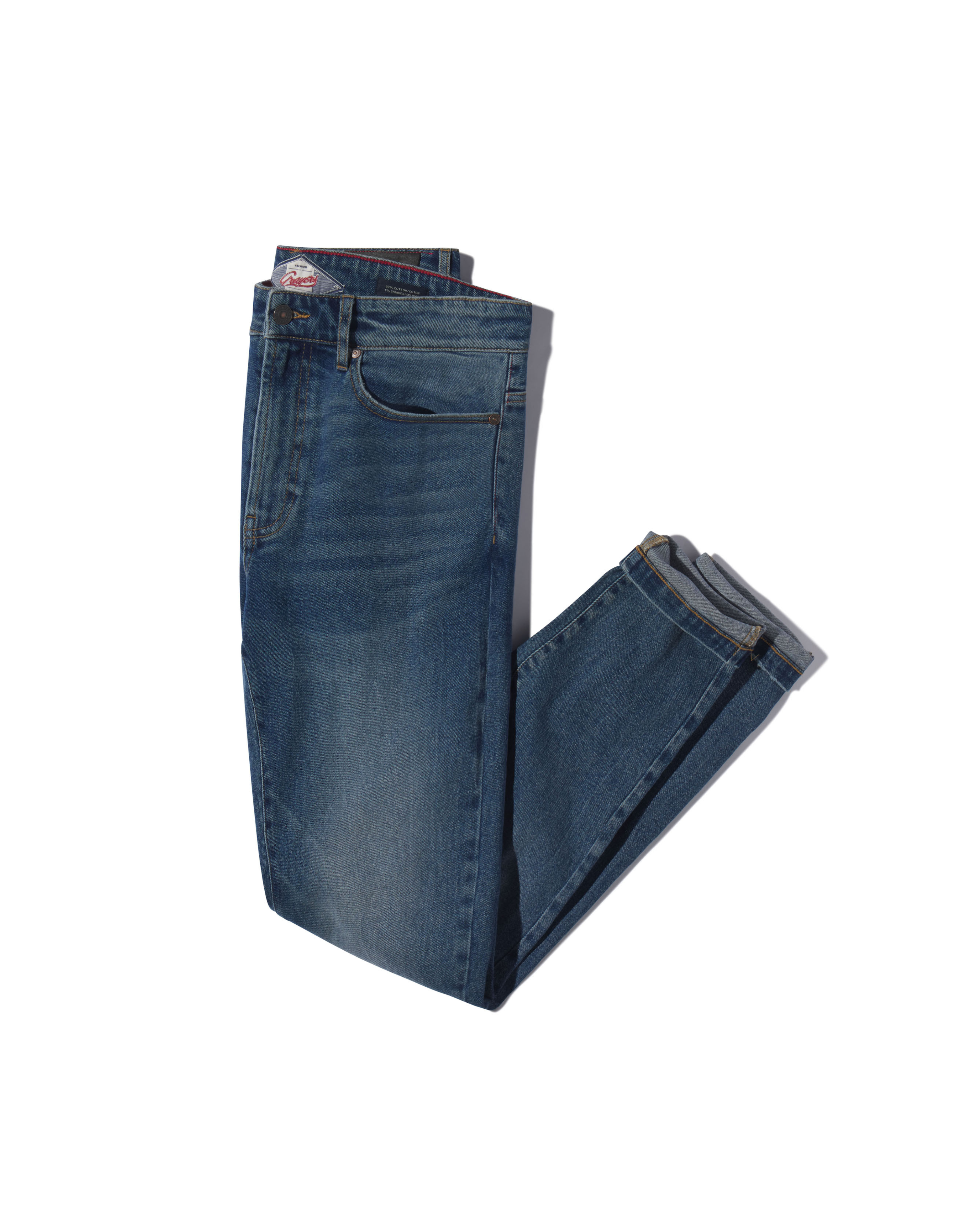 Edward Stretch Straight Fit Denim - Vintage Wash