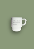 Created Co. 8oz Milk Glass Mug - White