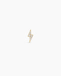 Diamond Lightning Single Stud