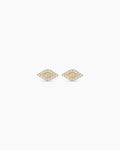 Diamond Evil Eye Studs