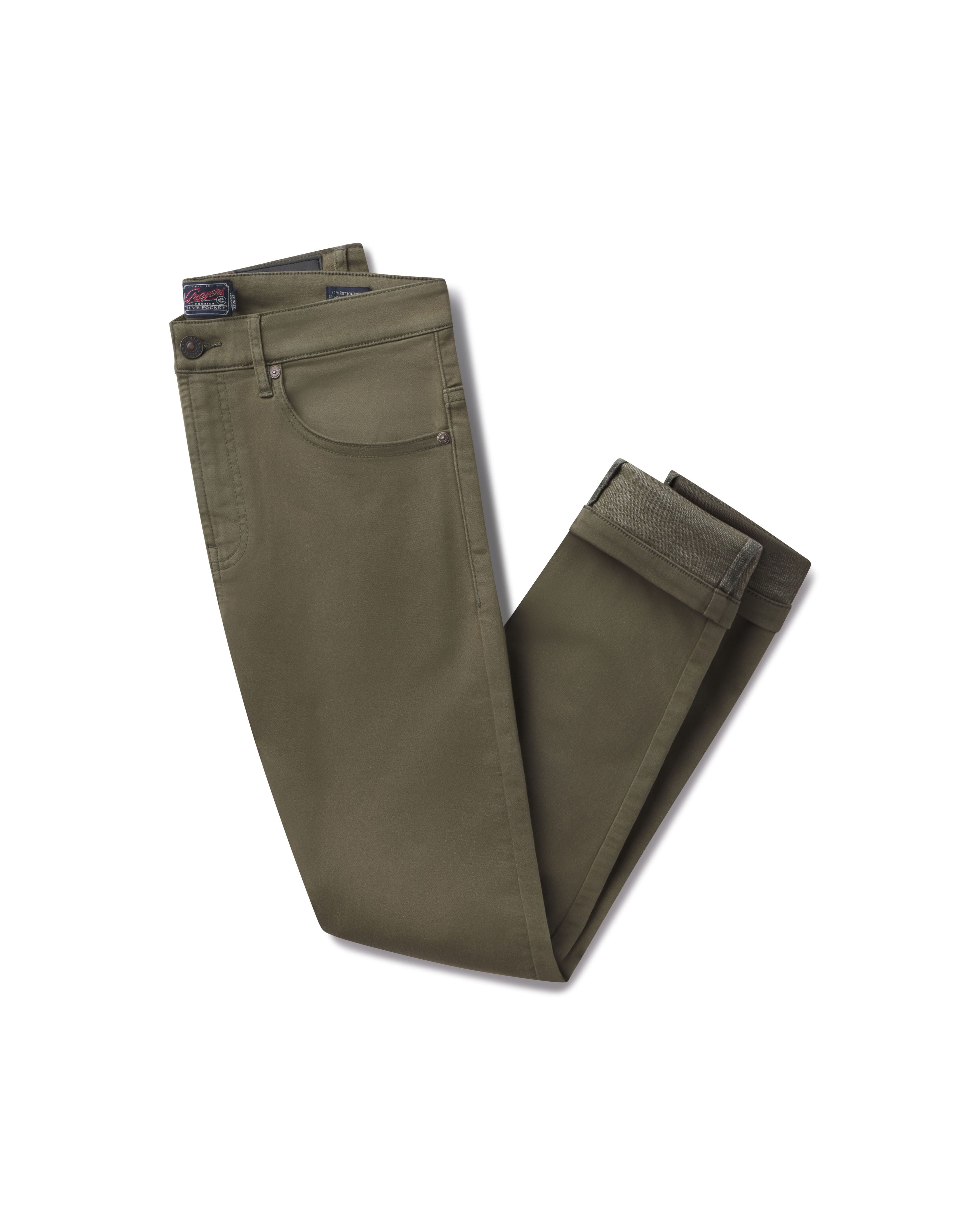 Hybrid Stretch 5 Pocket - Olive Drab