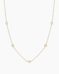 Classic Five Diamond Necklace