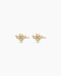 Diamond Bee Studs