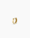 14k Gold Rose Single Huggie
