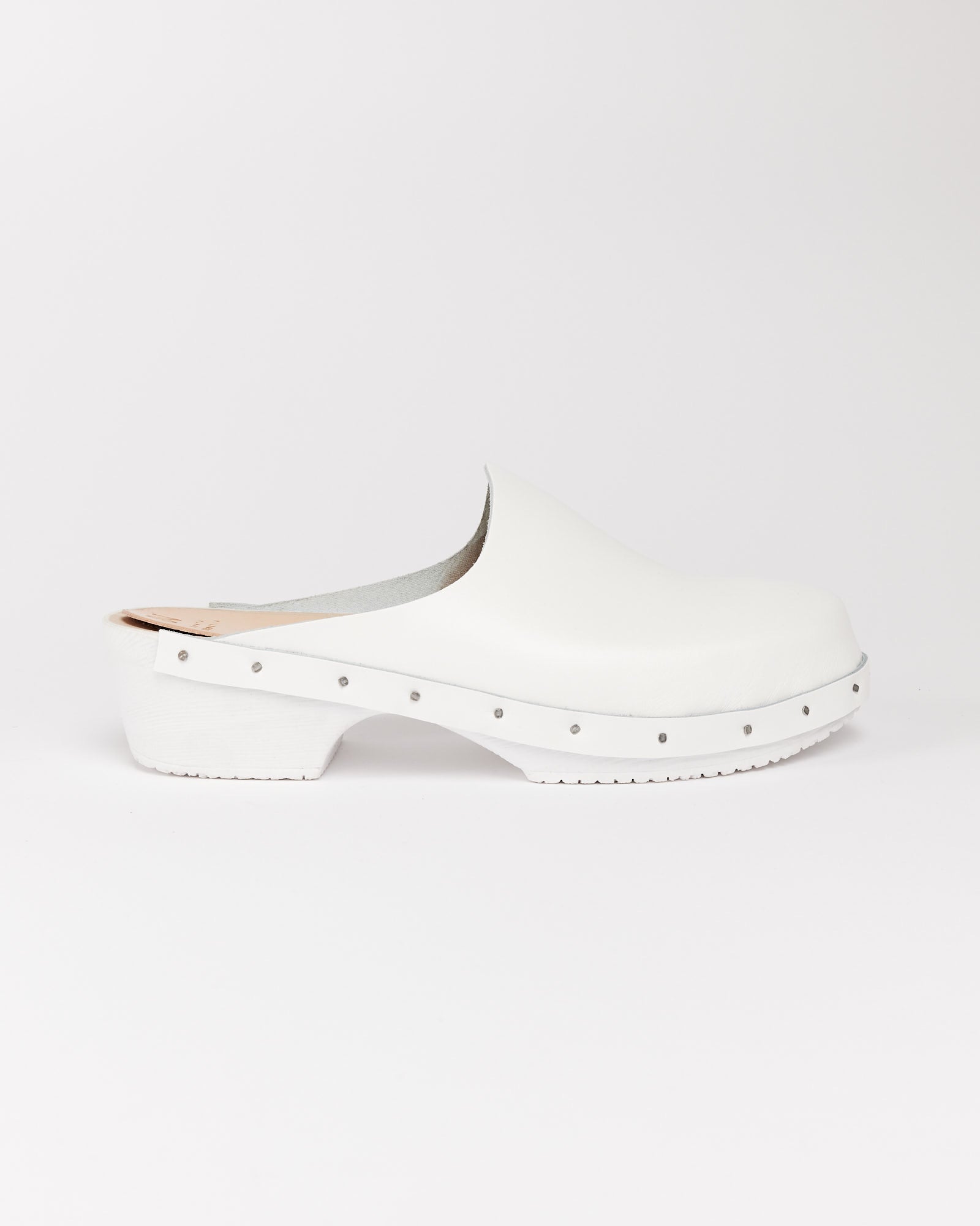 Mens Jill Clog in White