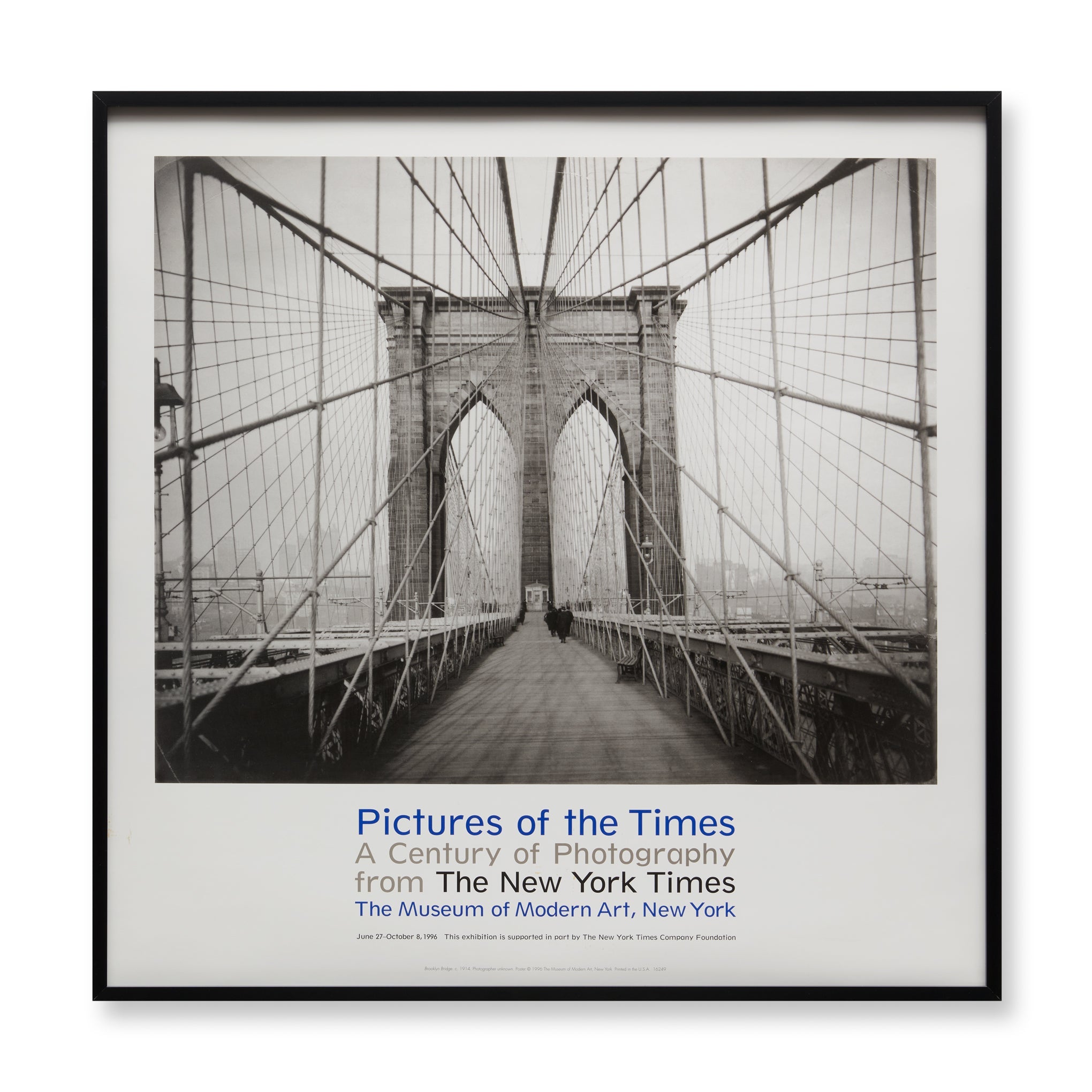Pictures of the Times: A Century of Photography from The New York Times Framed Poster