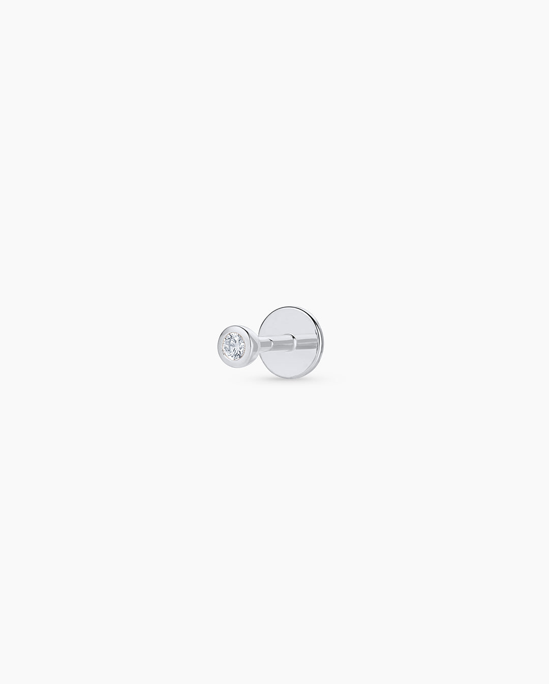 Classic Diamond Flat Back Single Stud
